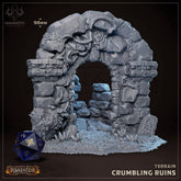 Crumbling Ruins 3D-printed model